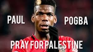 United midfielder pogba appeared to be given the flag by a fan as the players made their way around the pitch during the traditional lap of honour after their last home game of the premier league season. The Player Paul Pogba Pray For Palestine Youtube