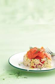 Pilaf De Couscous Au Saumon Fume Chatelaine Mackerel Recipes Couscous Recipes Smoked Chicken Salad