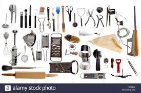 compilation of various kitchen utensils