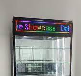 Boutique L-shaped Display case Cheap Price Aluminum Jewellery Showcase  Retail Lockable Display Cabinet Vitrine with LED Light