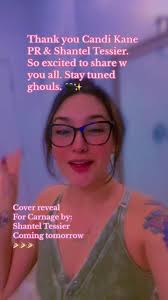 @Candi Kane PR @shanteltessier thank you sm for the opportunity. I am so  excited to be apart of the Carnage journey♠️🎉 Stay tuned for cover reveal  and blurbs tomorrow ghouls♠️📚✨I have a feeling Saint ...