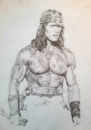 Arnold Schwarzenegger In Pencil By Steven Streetin Celebrity Art Drawings Movie Character Sketch Pencil Drawings