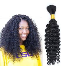 Human hair braids + bulks. Amazon Com Hannah Deep Weave Bulk Braiding Hair 100 Human Hair Micro Braids Hot Selling Mixing Length 100g Each Bundle 16 18 20 22 Natural Color 1b Beauty