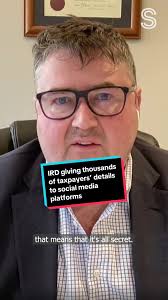 Taxpayer's Information Betrayal by Inland Revenue for Marketing