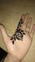Simple Mehndi Design For Small Hands