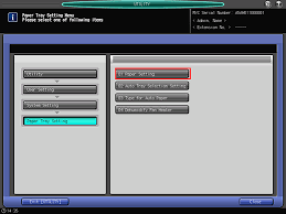 Free konica minolta bizhub c25 drivers and firmware! Paper Setting Registering The Paper Conditions