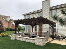 Check spelling or type a new query. Pergola Stone Seat Wall Northbrook Decks Pergolas Stone Paver Patios