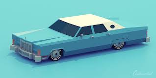 Low Poly Classic American Vehicles On Behance Low Poly Car Low Poly Low Poly Art