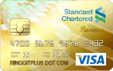 Standard chartered has just launched the unlimited cashback credit card! Standard Chartered Business Visa Gold Higher Credit Limit