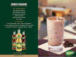 Teisseire Choco Banane Chocolate Powder Fresh Drinks Summer Drinks