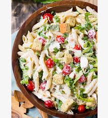 Salade D Ete Pates Et Poulet Sauce Cesar Cuisine Et Boissons Recette Salade Recettes De Cuisine