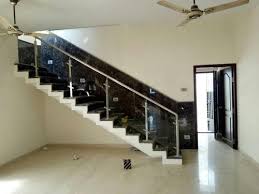 Modern design aluminum u channel glass railing with stainless steel slot tube handrail for balcony railing design. Glass Handrails Ss Glass Handrail Manufacturer From Chennai
