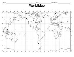 The first is a coordinates worksheet showing a map of the world, the second is a time zones activity. Latitude And Longitude Worksheet World Map Teachers Pay Teachers