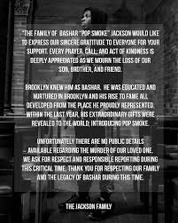 Smoke oh guap, bashar barakah jackson, and bashar jackson. Pop Smoke Statement Raptastisch