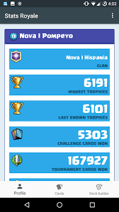 This is the private server version, guys. Stats Royale For Clash Royale Unreleased For Android Apk Download