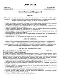 If you have less experience, you can also consider a combination resume; Resume Examples For Human Resources Manager Sablon