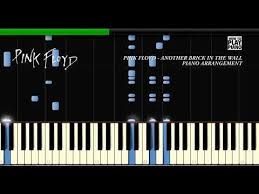 Pink Floyd Another Brick In The Wall Part 2 Sheet Music Pink Floyd Another Brick In The Wall Synthesia Piano Cover Sheet Music Youtube Brick In The Wall Piano Piano Cover