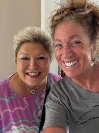 Christine S P E C E and friends having fun with sparkles and jewelry