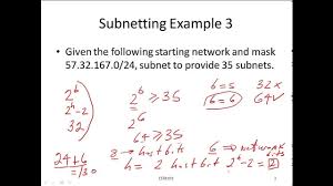 Subnetting By Example 3 Calculate The Network Id For Specified Subnet