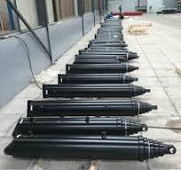 Enkelwerkende Hydraulische Cilinder 4 Stage Telescopische Hydraulische  Cilinder Voor Kipper Vrachtwagen Zware Mining Truck Oem Odm