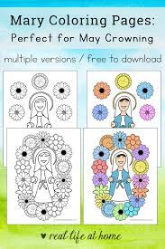 Fine headdresses made of gold and precious stones, and inside trimmed with soft material, were worn by monarchs of different eras. Mary Coloring Pages Perfect To Use As May Crowning Printables