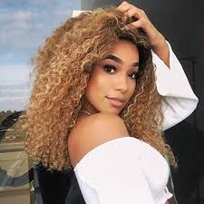 Many women will find honey blonde hair flattering. Lace Front Wigs Brazilian Human Hair Ombre 1b 30 Honey Blonde Deep Curly Front Lace Wigs For Black Women 200 Density Wigs Wholesale Blonde Lace Front Wigs From Linmanhairextensions 99 09 Dhgate Com