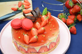 Fraisier Au Thermomix La Petite Popotte De Patoche Dessert Fraisier Thermomix