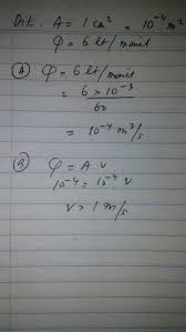 Check spelling or type a new query. Air Keluar Dari Sebuah Pipa Yang Luas Penampangnya 1cm Kubik Sebanyak 6 Liter Tiap Menit Tentukan Brainly Co Id