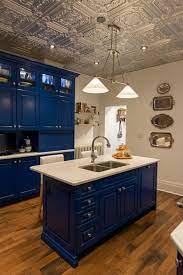Copper remains a very popular choice for tin ceiling tiles, especially for kitchens. 8 Shining Examples Of Tin Tiles In The Kitchen Kitchen Ceiling Design Ceiling Fan In Kitchen Faux Tin Ceiling