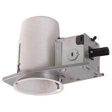 Halo 3 shallow new construction round led downlight / directional housings and trims. Halo 3 Remodel Air Tite White Recessed Housing 40424 Lamps Plus