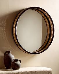 Image Of The Product Rattan And Wood Mirror In 2020 Wood Mirror Zara Home Zara Home Accessories
