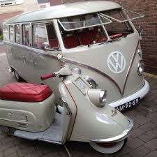 Scooter And Vw Van Love Vw Cars Vw Bus Volkswagen