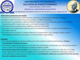 Maybe you would like to learn more about one of these? Universitatea Titu Maiorescu Facultatea De StiinÅ£e Economice Ppt Download
