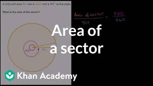 (10) seg xz is a diameter of a circle. Area Of A Sector Video Sectors Khan Academy