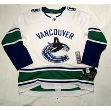 Vancouver Canucks Size 60 3xl Adidas Hockey Jersey Climalite Authentic Away