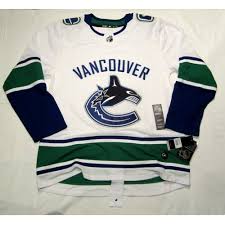 vancouver canucks size 60 3xl adidas hockey jersey climalite authentic away