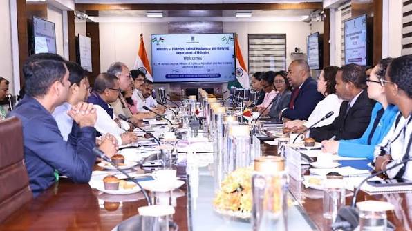 India-Seychelles Bilateral Meeting Focuses on Fisheries & Blue Economy Cooperation
