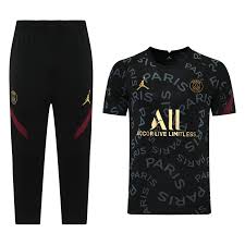 Looking for a good deal on psg 2021? Jordan Psg Training Kit Jersey 3 4 Pants 2021 22 Black
