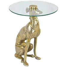 Greyhound Brass Aluminum Round Glass Top Accent Table 1h234 Lamps Plus Glass Top Accent Table Glass Accent Tables Brass Accent Table