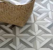 Dolomite, Skyline Vein Cut Multi Finish Marmara Marble Mosaics 9 11/16x9  11/16