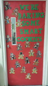 Gingerbread Man We Re Baking Some Smart Cookies School Door Decorations Christmas Classroom Christmas Classroom Door