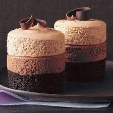 triple chocolate mousse cakes recipe recipe triple chocolate mousse cake chocolate mousse cake recipe desserts