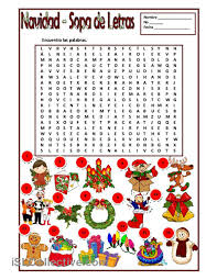 Dinámicas con reflexiones cortas y fáciles de aprender, rompehielos y actividades juveniles para fomentar la amistad, el compañerismo y crear momentos inolvidables en tu grupo de jovenes. Navidad Trabajos Hojas De Trabajo De Ele Gratuitas Fichas Sopa De Letras Juegos De Navidad