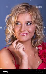 Pink chiffon dress hi-res stock photography and images