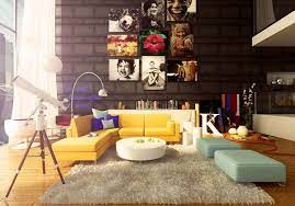 50 Energetic And Colorful Living Room Design Ideas Colourful Living Room Colorful Furniture Living Room Living Room Design Modern