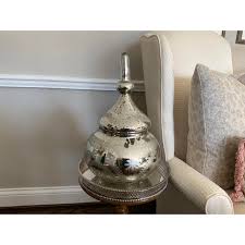 Durable:th apothecary jars is durable and high quality,looks like glass but will not shatter. Mercury Glass Apothecary Jar Chairish