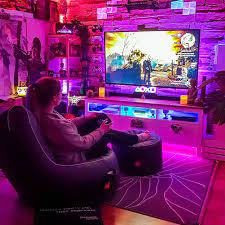 .intgaming aesthetic room led lights : 110 Gaming Room Inspiration Ideas In 2021 Led Lights Lights Game Room