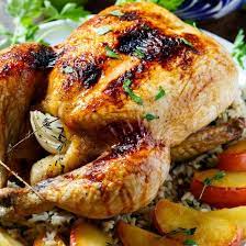 Apple Cider Glazed Roasted Chicken Spicy Southern Kitchen Recipe Chicken Recipes Apple Cider Chicken Recipe Whole Roasted Chicken