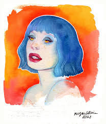 "Blue Lady" by Morgan Allain