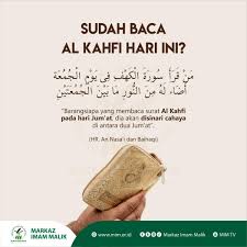 Qs al kahfi adalah surat ke 18 dalam kitab suci al quran. Markaz Imam Malik On Twitter Baca Surah Al Kahfi Hari Ini Stiker Mim Markazimammalik Markaz Imam Malik Mediamim Harmantajang Mim Istiqomah Meme Mememim Https T Co Pmtzhmdr0c